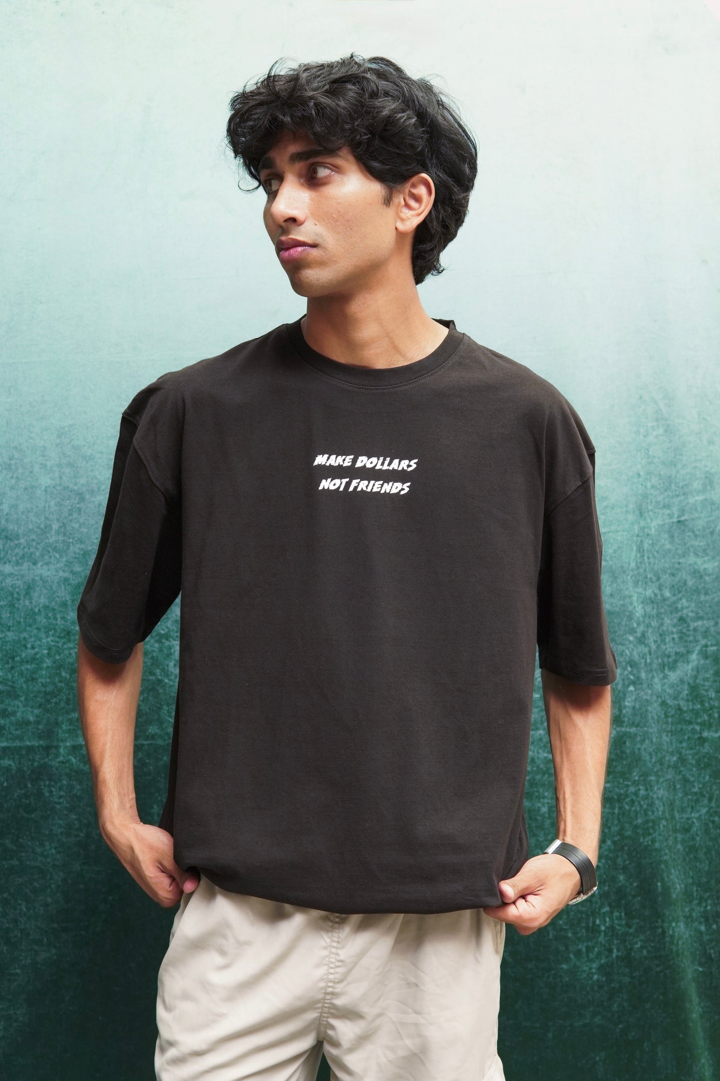 Black-1 Baggy Tee