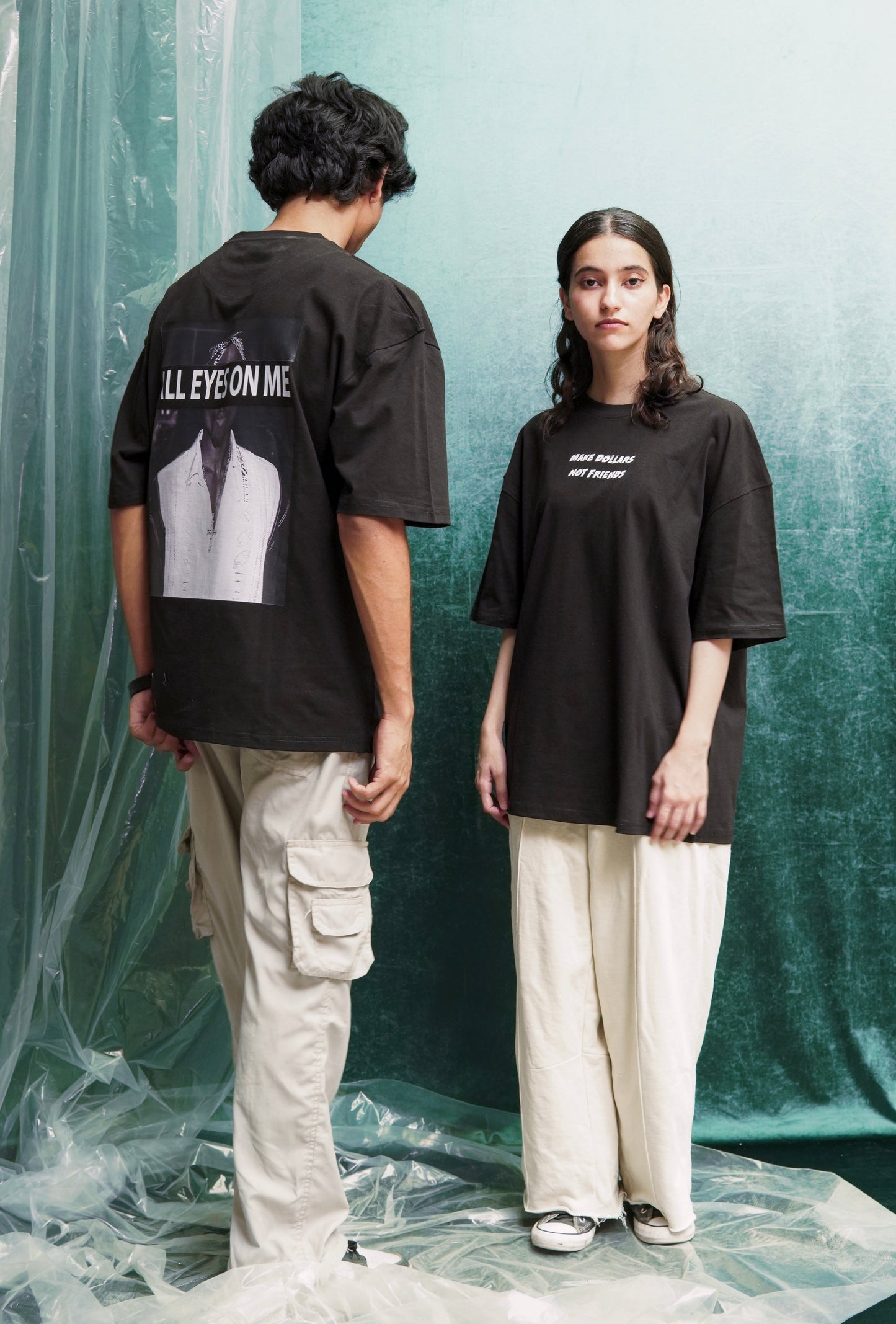 Black-1 Baggy Tee