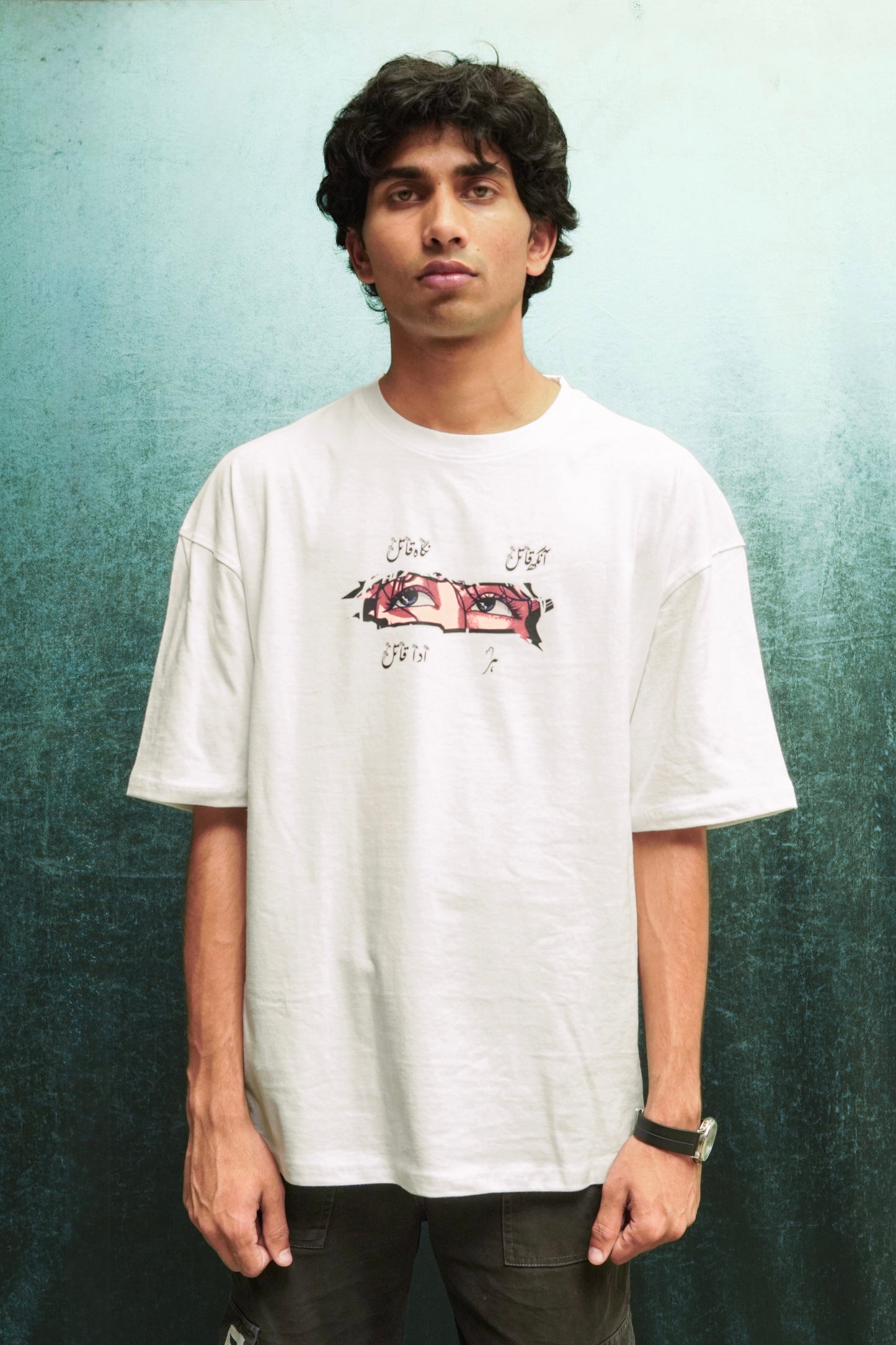 White-2 Baggy Tee