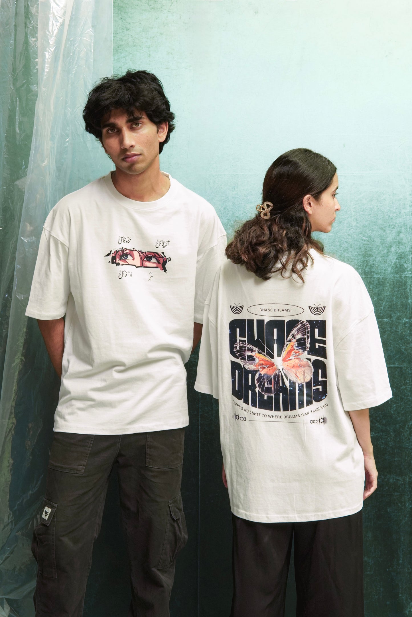 White-2 Baggy Tee